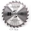 HobbyPower24 Lama per sega circolare in metallo duro per legno sega circolare da tavolo sega troncatrice 250 x 30 mm 24 denti + 3 anelli riduttori su 24,4 mm, 20 mm e 16 mm