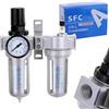 TC TECHNIC 1/2 aria compressa manutenzione unità olio riduttore di pressione per compressore