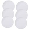 SHINEOFI 6 Pezzi Di Copertura Per Lampada Da Faretto Diffusore Antiabbagliamento Paralumi Diffusore Paralume Per Lampada Da Soffitto Diffusore Copertura Per Lampada Plastica Bianca