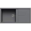 ELLECI LMU48073 | Lavello da incasso METALTEK UNICO 480 | Colore : Titanio