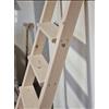 Generico Scala a pioli in legno per soppalco letto a castello soffitta (Altezza cm 300, Larghezza cm 45)