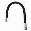 OISE ART STORE Trade Shop - Canna Ricambio Tubo Flessibile per Rubinetto Lavello da Cucina Nero 50 Cm 87506