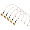 N/D Cavo coassiale RG178 a bassa perdita per antenna ad angolo retto femmina U.FL a SMA, connettore adattatore coassiale RF, 15 cm, 5 pezzi