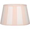 Brillibrum Paralume per lampada da tavolo, modello a strisce, attacco E27, potenza massima 40 Watt, paralume con motivo a strisce (beige/crema)
