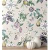 GAULAN 681966 - Carta da parati fiori e frutti sfondo perlato beige per pareti soggiorno camera da letto corridoio sala da pranzo testada del letto - Rotolo di 10 m x 0,52 m