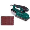 VONROC Levigatrice orbitale 240W - 90x187cm. Include contenitore raccolta polvere e 12 fogli abrasivi (3x G60, 3x G80, 3x G120, 3x G240)