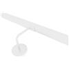 INOXLM lavorazioni inox INOXLM Corrimano in Acciaio Verniciato Bianco diam. 42,4 mm | Made in Italy | Fai Da Te | Per Scala Interna ed Esterna | Colori: Nero, Marrone, Bianco (80 cm)