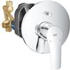 GROHE 33 305 003 EUROSMART Grifo Monomando Empotrado Baño Ducha Cromo Sin Equipo