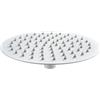 NOLUXA IMEX - Soffione Doccia Effetto Pioggia Ø30cm Bianco Opaco | Soffione Rotondo Slim e Anticalcare per Colonna Doccia | Realizzato in Acciaio Inox S.304 | Ricambio Originale IMEX