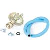 Koncreto Kit 3Pz Per Stufa A Gas Infrarossi: 1 Regolatore Gpl+1 Tubo +2 Fascette