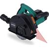 VONROC Scanalatrice da Muro 1700W con Guida Laser - Larghezza e Profondità Regolabili - 2 Dischi Diamantati Inclusi - Attacco Aspirapolvere - Soft Start - Modello WC502AC