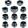 Feeshoppher Kit adattatore aeratore per rubinetto in ottone, set da 11 pezzi per lavello da cucina, spruzzatore, tubo da giardino e filtri dell'acqua, con filettatura di diverse dimensioni, facile