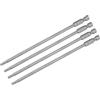 QUARKZMAN 1/4 Hex Gambo T20 Torx Sicurezza Cacciavite Punta x 1pz Magnetico per Quotidiana Riparazione, [150mm Lungo]