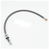 KENFHH Tubo Flessibile per Rubinetto Estraibile F1/2 M15*1 - 50/60/150cm in Nylon per Cucina - Nero/Grigio - Idraulico Rotante - 50cm