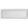 Gedotec H10284 - Maniglia pieghevole per porta scorrevole a scomparsa, in metallo argentato anodizzato, 1 pezzo