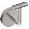 INOXLM lavorazioni inox INOXLM Supporto per corrimano in acciaio inox | Sostegno corrimano | Piastra per fissaggio tubo | Kit supporto per fissaggio corrimano a parete
