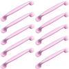 ZESLIV 10 pezzi maniglie per mobili rosa a barra, maniglie per armadi da cucina in alluminio, distanza tra i fori 96 mm, maniglie da cucina maniglie per cassetti per cameretta dei bambini guardaroba