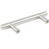 TRIXES Confezione da 20 maniglie in acciaio inox, larghezza 100mm per porta armadio, cassettiera, maniglie a T, distanza interasse 64mm.