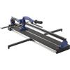 Kazafa Macchina tagliapiastrelle manuale robusta da 120 cm in lega di alluminio con funzione a infrarossi, tagliapiastrelle di precisione per un taglio preciso di 4-15 mm di spessore (Blu, 80 cm)