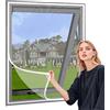 Jespeed Zanzariera per finestre e porte,80x120cm rete per gatti, tiene lontani mosche, zanzare, insetti e insetti