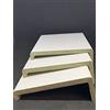PORTE ITALIANE Coprifilo in legno rivestito in laminato Palissandro White larghezza 90 mm- Mostrine per porte