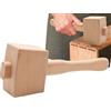 Generic Martello di legno - Martello di precisione per la lavorazione del legno, Martello per intagliare il legno | Martello multifunzionale per la lavorazione del legno | Utensile manuale per la lavorazione