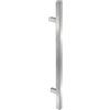 Gedotec Maniglia per porta di casa in acciaio inox | rettangolare | maniglia per porta d'ingresso dritta | 8031 | lunghezza 600 mm | maniglia per asta 25 x 25 mm | 1 pezzo