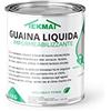 Generico TEKMAT-GUAINA LIQUIDA IMPERMEABILIZZANTE MONOCOMPONENTE VARI COLORI DA1-6-20 KG (1 KG, ROSSO)