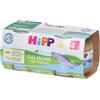 HIPP ITALIA Srl HiPP, Omogeneizzato Salmone con Verdure, 2 x 80 g