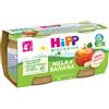HIPP ITALIA Srl HiPP, Omogeneizzato Biologico di Mela e Banana, 2 x 80 g