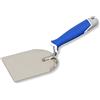 DEWEPRO Gipserspachtel 100 Mm - Spatola Da Stuccatore In Acciaio Inox 0,8 Mm Con Manico Ergonomico 3K - Spatola Per Gesso Intonaco E Malta Per Lavori Precisi E Professionali