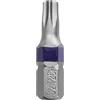 WOLFPACK Punte Cacciavite Torx 25 Inviolabile (2 pezzi). Acciaio S2 al cromo vanadio. Punte esagonali, punte,