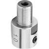 Xixian Chuck Colleging Asta, Acciaio Inossidabile M14*1 per Mini Tornio, Stabile e Utilizzo Ad Alte Prestazioni (Xixiane0s1bou6xp-05)