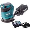 Makita DBO180Z 18V Li-ion Random Orbital Sander Body-1 x 3Ah Batteria & Caricatore