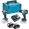 Makita Combopack 2 strumenti 18 V (2 x 5.0 Ah) (DDF489 + DTD173) - MAKITA DLX2527TJ