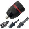 FMBC Adattatore di Conversione A Cambio Rapido for Mandrino Autoserrante 1/2 3/8 Montaggio 2~13mm 0,8~10mm Punte for Cacciavite Autoserrante Mandrini (Color : Set B)