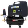 KS Tools - 165.0801 - Compressore ad aria secca 6L - 8 bar - 220 V MONO