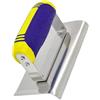 ノーブランド品 Strumento per rifinitrice per calcestruzzo - Utensile manuale in acciaio resistente, per rifinitore di cemento di precisione, impugnatura comoda, design senza rivetti per pavimentazione