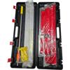 PENNELLIFICIO PARTENOPEO Kit Spatole Professionali per Lisciatura | Spatola per Stucco 25CM, 40cm, 60cm e 80cm | lama in acciaio inox compresa la lama di ricambio e l'asta di prolunga e aggangio per spatola 11 pz.