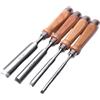 ACTINPANT 1/4pcs Set Di Scalpelli Semicircolari for La Lavorazione Del Legno Acciaio Al Cromo Vanadio Carpentiere for Intaglio for Sgorbia(All Size(4pcs))