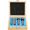 Jeffergarden Tornio per Legno 4 Pezzi Mt2, Set Centrale a Tazza Sperone per Utensile Tornitura del Legno (MT2)