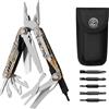 PERWIN Multi Tool - Pinza multiuso in acciaio inox 26 in 1, tagliafili intercambiabili, coltello, sega, coltello tascabile con fodero in nylon, regalo per fidanzato papà marito