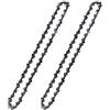 AAAQQ Catena per motosega da 30,5 cm, passo 3/8, calibro 043, 45 maglie di trasmissione per motosega Kobalt KCS 1224A-03 24 V - 2423633 (2 pezzi)