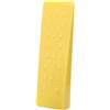 KSJOAIDDE Cuneo per abbattimento albero per tagliare alberi robusto strumenti di registrazione cuneo 25 cm giallo