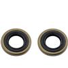 pljYocdO Set completo di guarnizione 'olio, cilindro, carter, marmitta, pulitore di aspirazione, guarnizione del carburatore, adatto for motosega MS070 MS720 070 090 105CC(2pcs Oil Seal)