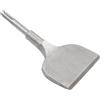 LDEXIN Scalpello per la rimozione di piastrelle piegate con gambo SDS Plus, 7,6 cm di larghezza, con angolo a manovella, scalpello per calcestruzzo, lungo 16,5 cm
