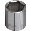 Klein Tools 65917 17 mm Metric 6-Point Socket, 3/8-Inch Drive
