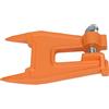 Kadimendium Morsa Compatta per Limatura a Catena Morsa Versatile per Affilare la Motosega per Stabilizzare il Binario di Guida Ferro Arancione 5,1x2,4