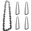 Seprendi 5Pcs 4 Pollice 1/4 Mini Acciaio Catena per motosega Elettrica Elettrica Accessorio di Ricambio Catena Elettrica Catena Catena