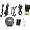 Fafeicy Kit Stazione di Rilavorazione e Saldatura Ad Aria Calda con Display Digitale 2 in 1, con Controllo 896 °F 3 Ugelli, per Riparazioni Elettroniche (Spina europea 220 V)